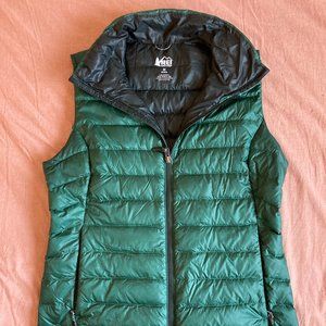 REI Down Vest - Forest Green